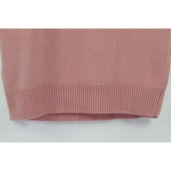 H&M Basic Sweater Cableknit Alpaca wool blend pink - Picture 8 of 9